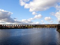 15Berwick  Some sunshine on The Border Bridge.