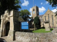 cb18  St Andrew's church right in the centre of Corbridge