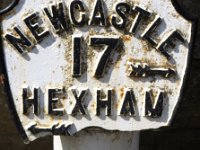 cb25  Distances from the south end if the bridge at Corbridge. (Hexham is five miles west)