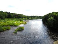 cb3  Looking East down the River Tyne from the Bridge, Corbridge
