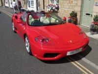 cb9  Now a beautiful Ferrari nice town this. Can you park on a double yellow with a car like this?