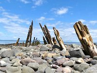 17Drumore  This breakwater at Drumore is much photographed but I can find no really meaningful history of its Use.