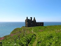 8PortPCast  The remains of Dunskey Castle about 1Km south of Portpatrick