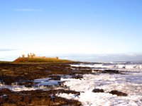1Jan17Dunst  Fresh and windy walking up from Craster to Dunstanburgh Castle.